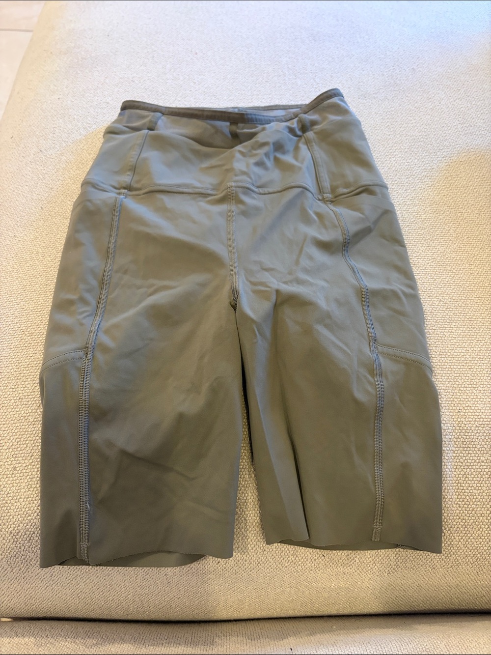 lululemon athletica Olive Green Bike Shorts